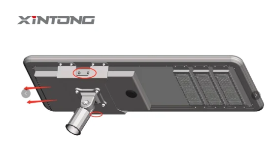 IP67 80W водонепроницаемый наружный энергосберегающий ODM «все в одном» интегрированный уличный светодиодный уличный фонарь на солнечной энергии с батареей